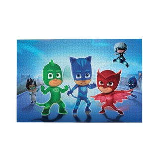 พร้อมส่ง! Pj Masks จิ๊กซอว์ไม้ปริศนา สวยหรู คลาสสิก ของขวัญ สําหรับผู้ใหญ่ เด็ก ตกแต่งบ้าน ปาร์ตี้วันเกิด 1000 ชิ้น