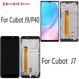 New Original For Cubot P40 J9 J7 LCD Touch Screen Digitizer With Frame Display Screen Module Accessories Assembly Replac