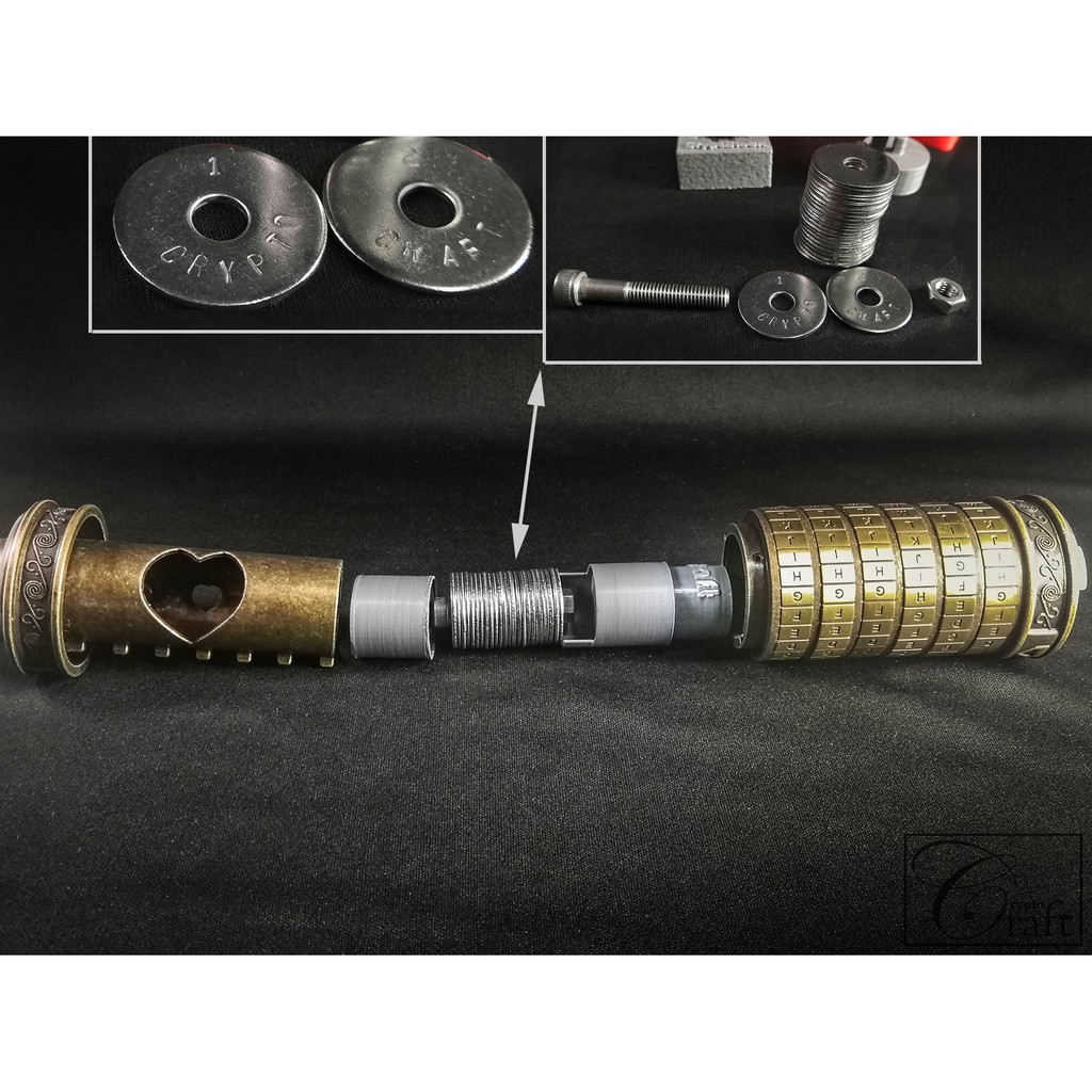 CryptoVault ชุดแยกCryptoCraft เก็บ Seed Phrase สวยงามและทนไฟ/CryptoSafe Cryptosteel Crypto Steel  Le