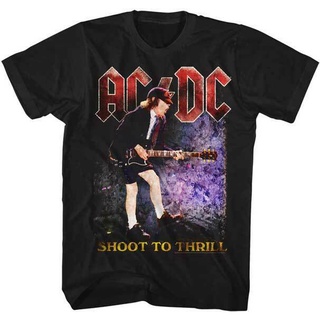 ย้อนยุคขายดี เสื้อยืดลําลอง แขนสั้น พิมพ์ลาย ACDC Shoot To Thrill Live สําหรับผู้ชาย EJmfom05FGdepc84S-5XL