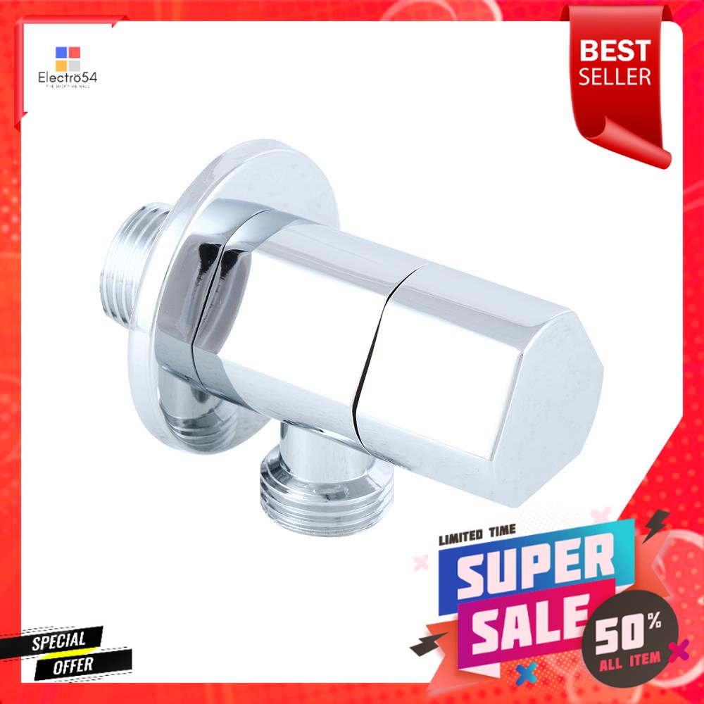 สต็อปวาล์ว 1ทาง HOEN HT-011 สีโครมSTOP VALVE HOEN HT-011 CHROME 1-WAY