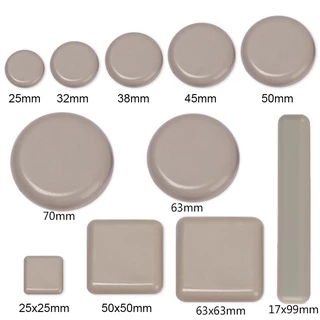 QUANTZY 4 ชิ้นเฟอร์นิเจอร์ขา Slider Pads นุ่มหนาง่ายย้ายเก้าอี้อุปกรณ์โต๊ะโซฟา Self-Adhesive Anti Noisy