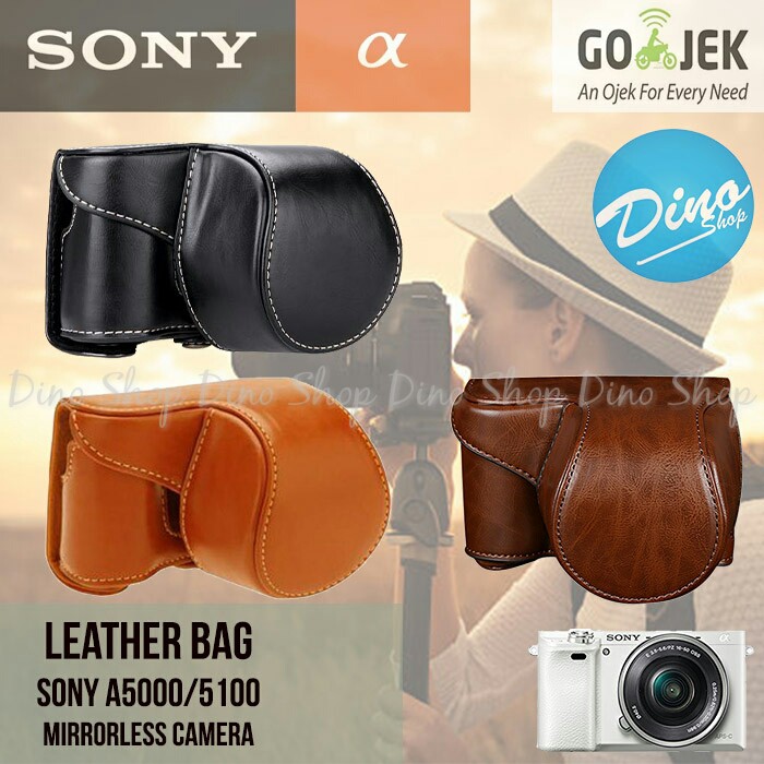 กระเป๋าหนัง / เคส Sony A5000 / A5100 / กระเป๋ากล้อง Mirrorless