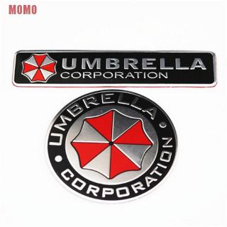 MOMO3D Aluminum Alloy Umbrella Corporation Resident Evil Decals Decorations Badge