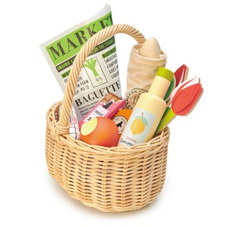 Tender Leaf Toys - Wicker Shopping Basket