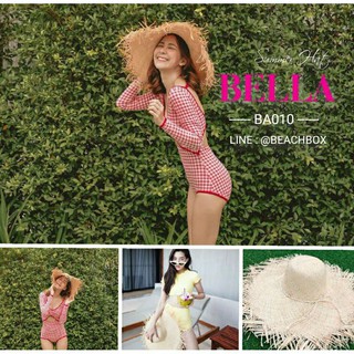 WIMPOOLFLOATS WA010 : หมวกสานปีกกว้าง BELLA SUMMER HAT