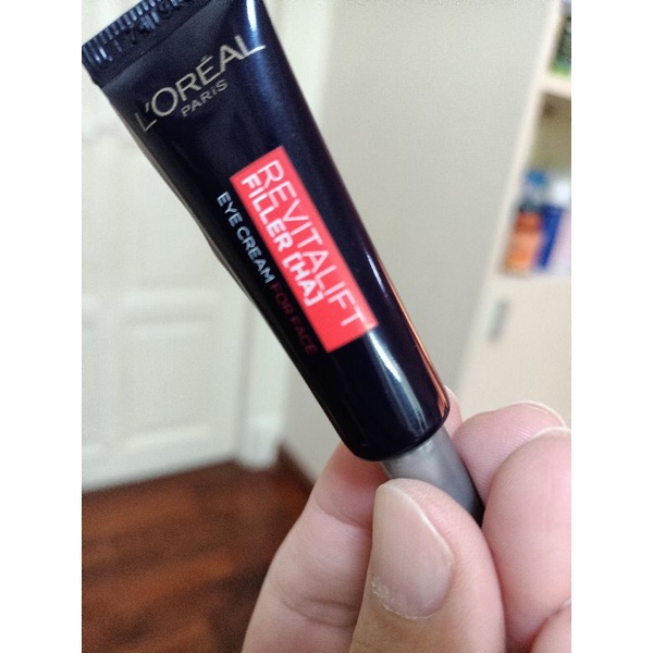 7.5ml. Loreal Revitalift Filler (HA) Eye Cream For Face ลอรีอัล รีไวทัลลิฟท์ ฟิลเลอร์ (เอชเอ) อาย