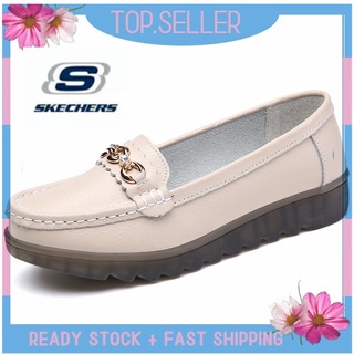 [พร้อมส่ง] *Skechers__go Walk Arch Fit รองเท้าแตะโลฟเฟอร์ ส้นแบน แบบสวม สําหรับผู้หญิง ผู้ชาย