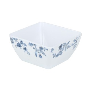 Food dispenser BOWL MELAMINE SUPERWARE BLUE HILL 4" Tableware Kitchen equipment อุปกรณ์ใส่อาหาร ชามเหลี่ยม SUPERWARE BLU