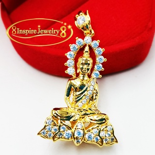 INSPIRE JEWELRY  จี้พระฝังเพชรสวิส หุ้มทองแท้ 100% or  gold plated งานจิวเวลลี่แฟชั่นอินเทรนชั้นนำ พร้อมกล่องกำมะหยี่