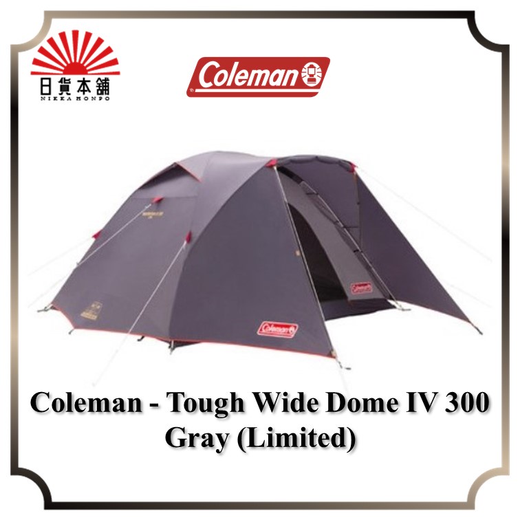 Coleman - Tough Wide Dome IV/300 Gray Limited / SoloCamp / Japan only / Camping in Style