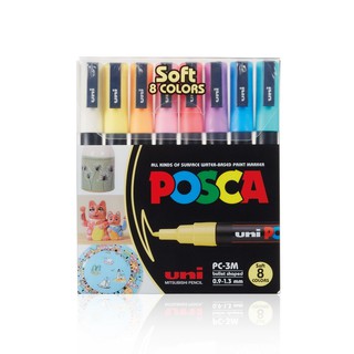 ปากกามาร์คเกอร์ UNI POSCA set 8 สี