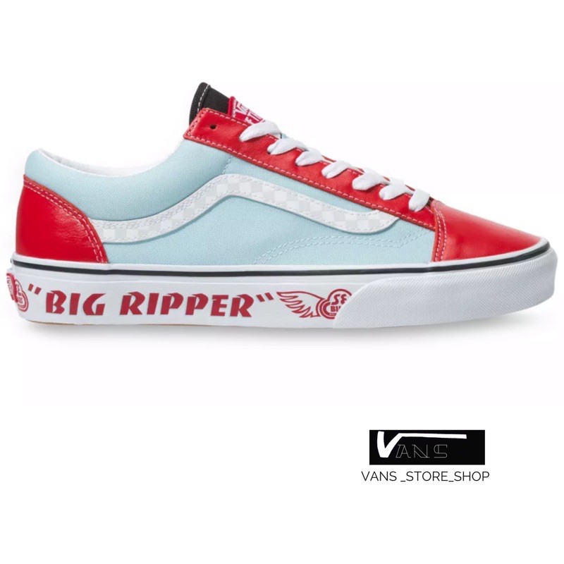 VANS STYLE 36 SE BIKES BIG RIPPER RED PLUME REFLECTIVE SNEAKERS สินค้ามีประกันแท้