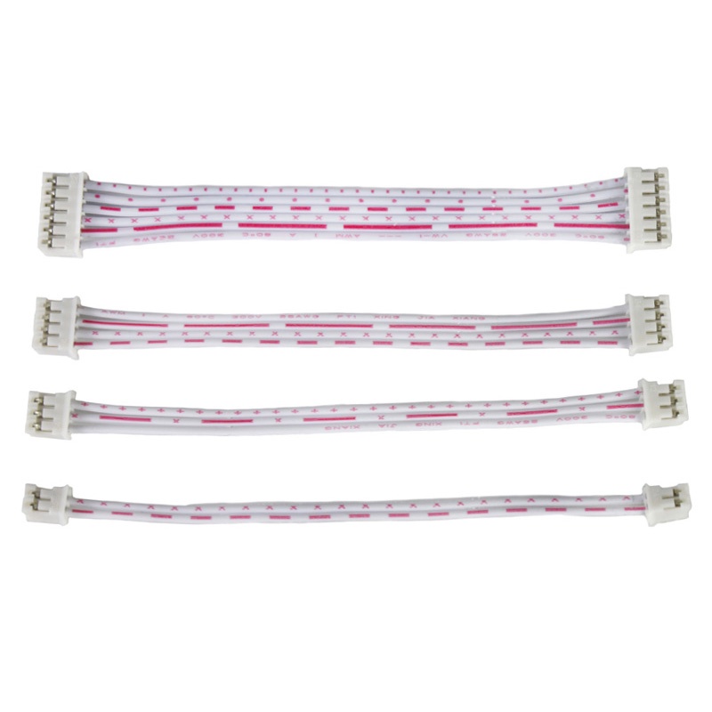 คู่สีแดง XH XH-2.54 เคเบิลปลั๊ก 20 ซม 2P, 3P, 4P, 5P, 6P, 9P, 10P เคเบิล10 ซม. 20 ซม. สีแดง สีขาว