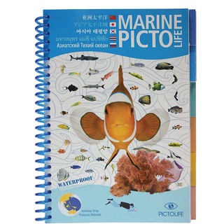 หนังสือสิ่งมีชีวิตใต้ทะเล กระดาษกันน้ำ หลายภาษา Marine Pictolife [multilingual]