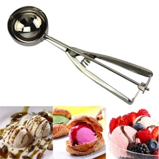 ช้อนตักไอติมสแตนเลส แม็กซี่ มี3ขนาด ช้อนตักไอศกรีม ไม้ปาดไอติม ICE CREAM SCOOP