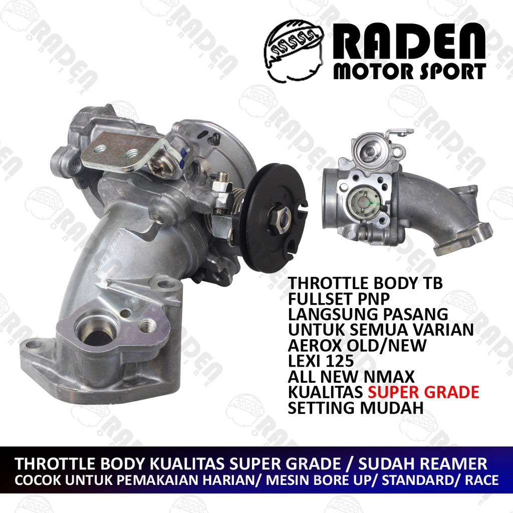 THROTTLE BODY TB REAMER AEROX 155 ALL NEW NMAX 2020 NMAX NEW AEROX LEXI 32 MM 34 MM NVX TUNE UP BORE