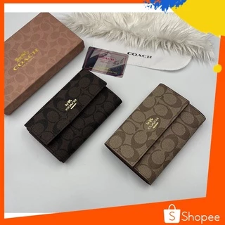 กระเป๋า กระเป๋าสตางผญ coach ทรงเรียบ 6นิ้ว สินค้าแนะนำยอดนิยม พร้อมกล่อง รุ่นใหม่มาล่าสุด2022