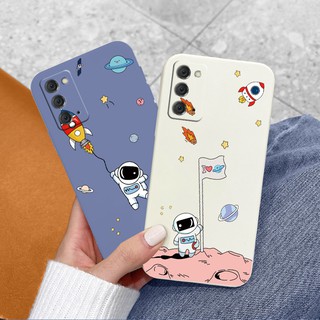 เคสนักบินอวกาศเคสมือถือ ซิลิกาเจลเหลว Phone Case For Samsung Galaxy Note 20 Plus Ultra Note 10 Plus Pro Note 9  กันกระแทก การป้องกันเลนส์กล้อง ปกหลังแบบอ่อน