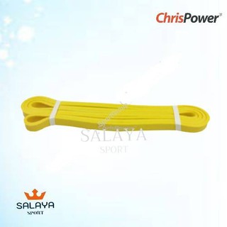 ยางยืดออกกำลังกาย ยางฟิตเนส โยคะ ยางยืดบริหารร่างกาย ChrisPower Strength Band Yellow(Light)