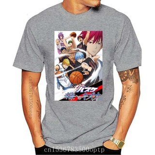 เสื้อยืดผ้าฝ้ายNew Kuroko No Basketball Mens T Shirt Haikyuu Anime Volleyball Manga Novelty Tee Shirt Short Sleeve T-Sh