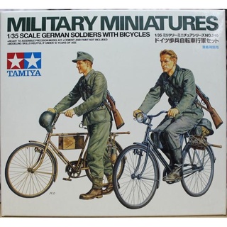 โมเดลประกอบ Tamiya 1/35 TA35240 GERMAN SOLDIERS WITH BICYCLES