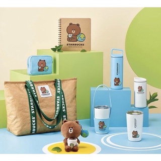 พร้อมส่งที่ไทย! Starbucks Line Friend Brown Limited Edition ของแท้ 100%