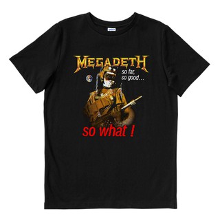 Megadeth - อะไรมาก | เสื้อยืด พิมพ์ลายวงดนตรี | Merch เครื่องดนตรี | Unisex | Merch เครื่องดนตรี | โลหะหนัก