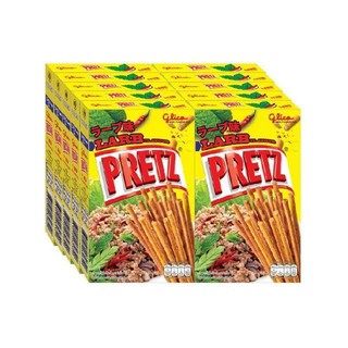 Pretz กูลิโกะ เพรทซ์ ขนาด 25กรัม/กล่อง แพ็คละ10กล่อง Glico My FooD