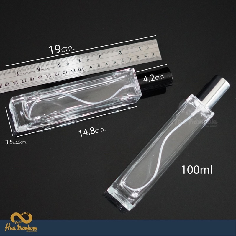 ขวดสเปรย์ ทรงสี่เหลี่ยมสูง ฝาและหัวสเปรย์อย่างดี 30-100ml