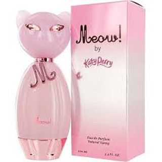 น้ำหอมผู้หญิง แคตตี้ เพอรี่ กลิ่นหอมหวาน ของแท้ Katy Perry Meow for women EDP 100 ml. สินค้าพร้อมส่ง กล่องซีล