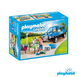 Playmobil 9278  Pet Hotel Mobile Pet Groomer แอ็คชั่นฟิกเกอร์  แพทโฮเตล รถซาลอนเคลื่อนที่