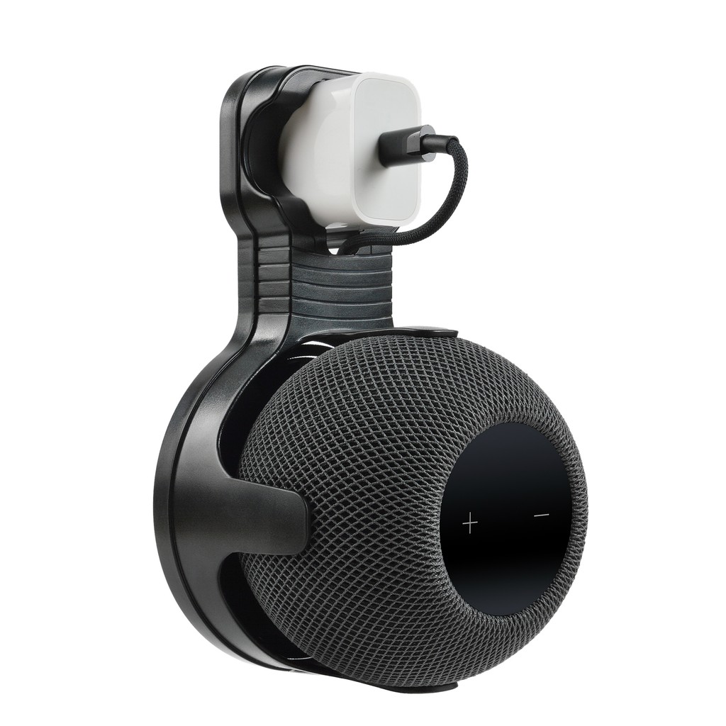 STANSTAR ชั้นวางของติดผนังสําหรับ HomePod Mini ติดผนังที่มั่นคงประหยัดพื้นที่โดยไม่ต้องใช้ลวดยุ่ง