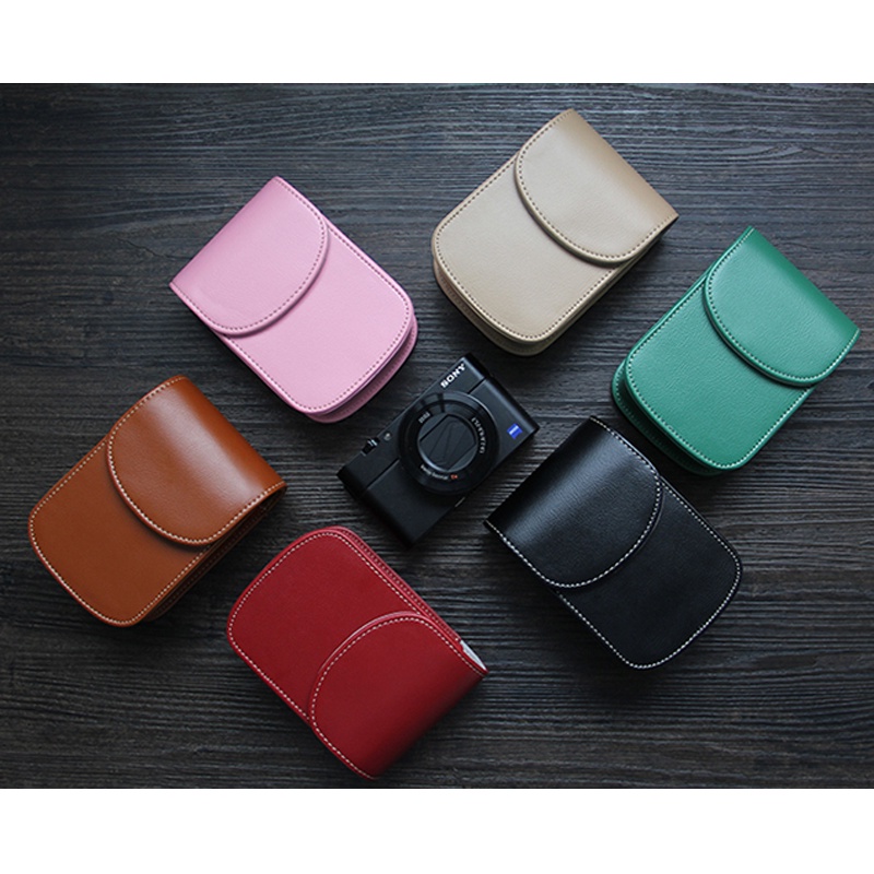 กระเป๋ากล้องหนัง Pu สําหรับ Canon G7X II G7X III G7X3 G7X2 G7X G9X2 G9X S120 S110 S100