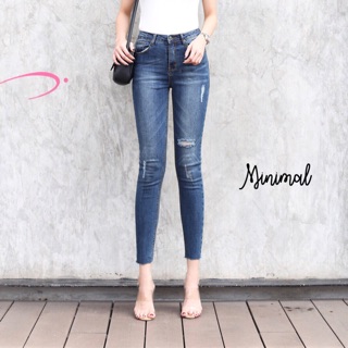 High waist skinny jeans