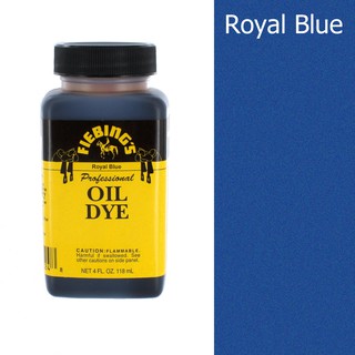 Fiebings Professional Oil Dye สีย้อมหนัง Royal Blue 4 oz.