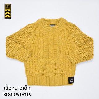 KSW007 008 เสื้อหนาวเด็ก​ เสื้อสเวตเตอร์เด็ก Kids Sweater เนื้อผ้านุ่ม สวมใส่สบาย(Gasoline &amp; Garage) ปั๊มน้ำมันแก๊สโซลีน