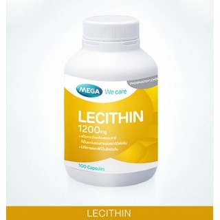 Exp.01/25 Mega we care - Lecithin 1200mg 100s เลซิติน เมก้าวีแคร์