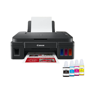 [ทักแชทรับโค้ด 5.5] [เครื่องพิมพ์อิงค์แทงค์] CANON PIXMA G3010 INK TANK - (Print/ Copy/ Scan/ WiFi) *พร้อมหมึก 1 ชุด*