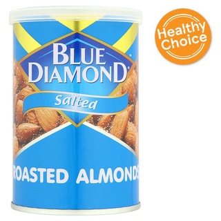 ✨นาทีทอง✨ บลูไดมอนด์ อัลมอนด์อบ รสเค็ม 130กรัม Blue Diamond Salted Roasted Almond 130g