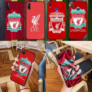 เคสโทรศัพท์มือถือแบบนิ่ม ลายโลโก้ Liverpool สีดํา สําหรับ Vivo V15 V15 Pro V19 V20 V20 SE Y70 V20 Pro Y53S Y52S Y31S