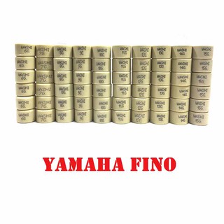 เม็ดตุ้มYAMAHA FINO ทองเหลืองแท้ แท้ แท้ เม็ดละ 25 บาท