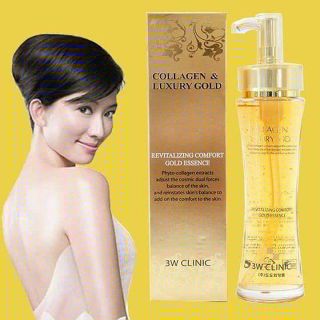 3w clinic Collagen &amp; Luxury Gold Essence 150 ml.