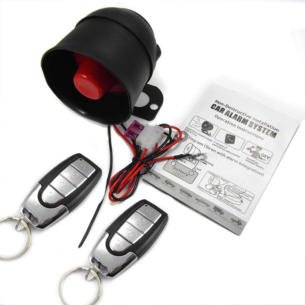 433.92mHz Car Smart Alarm System Wireless Remote Push Button Start