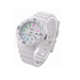 Casio Standard นาฬิกาข้อมือผู้หญิง รุ่น LRW-200H-7B สายเรซิ่น สีขาวสุดน่ารัก - มั่นใจ ของแท้ 100%  ประกันศูนย์ 1 ปีเต็ม