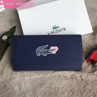 Lacoste Womens Croc Heart Wallet ของแท้ ราคาถูก