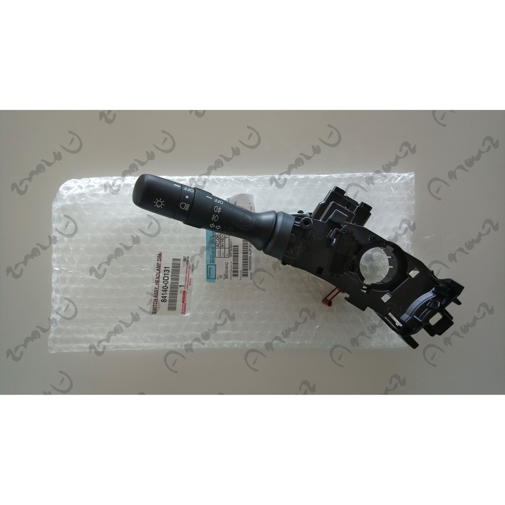 ก้านสวิตช์ ยกเลี้ยว Vios 2007-2012  ตัวG และ Sport มีสวิตช์ไฟตัดหมอกหน้าและหลัง Toyota แท้ เบิกศูนย์