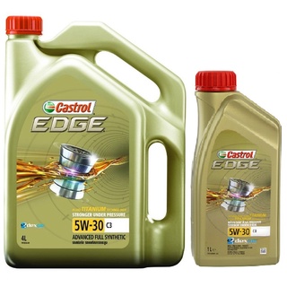 คาสตรอล เอจ 5W-30 C3 สังเคราะห์ 100% 4L ฟรี 1L