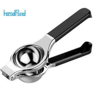 Lemon Squeezer - New Stainless Steel Manual Lemon Juicer, Lemon Lime Squeezer Press with High Strength, Silicone Handle