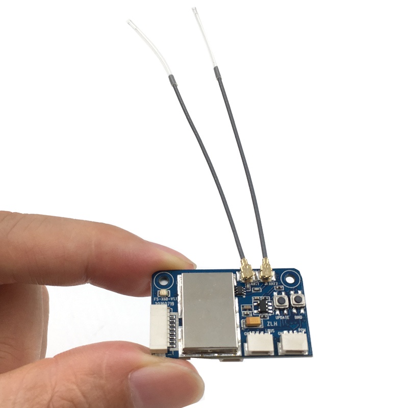 [รีซีฟ] Flysky FS-X6B 2.4G PPM i - BUS PWM 6CH สำหรับ Rc Quadcopter FS-I6X FS-i6S FS-i6 FS-i10 Trans